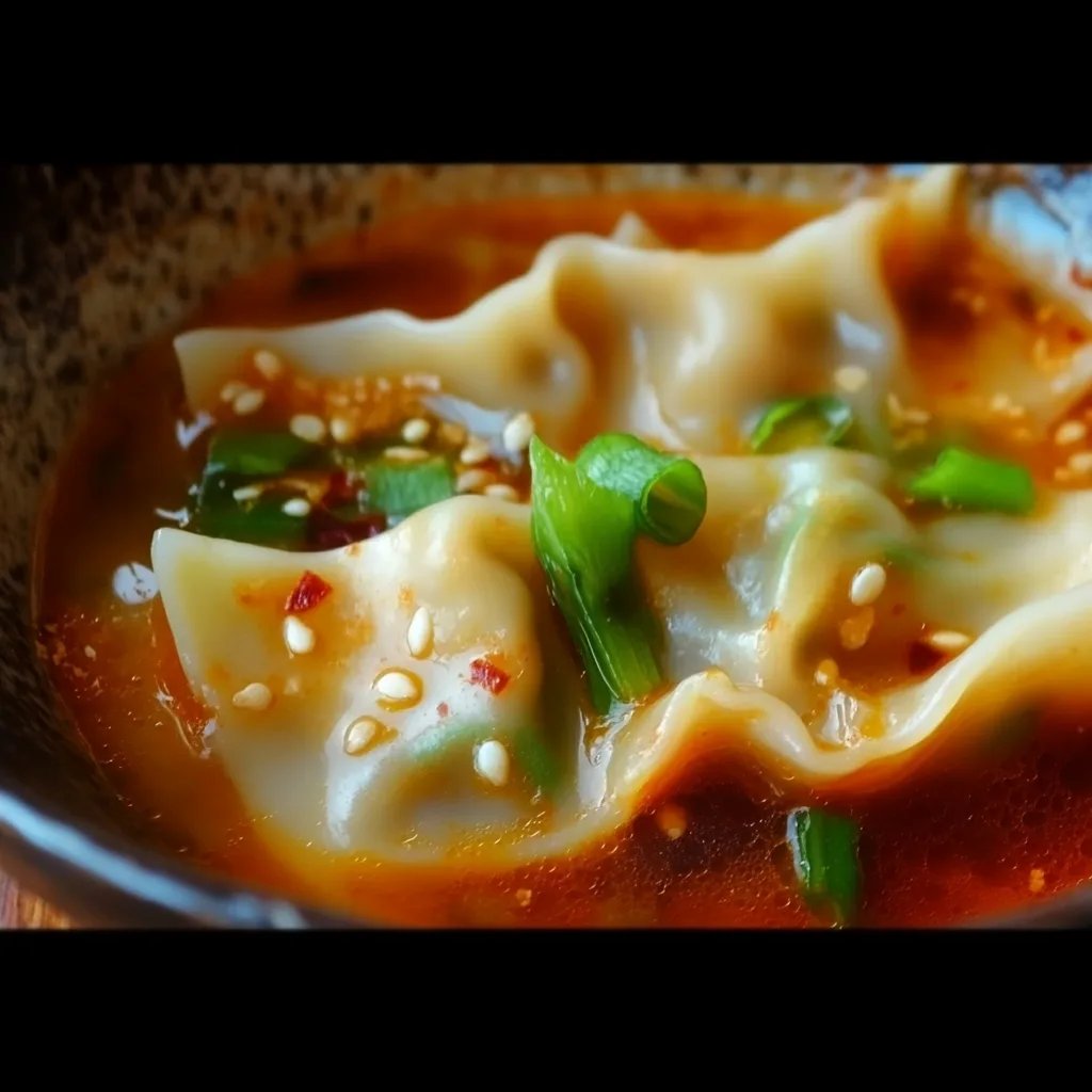 Thai Coconut Curry Dumpling Soup
