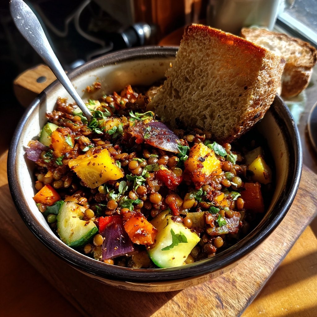 Smoky Lentil Veggie Bowl