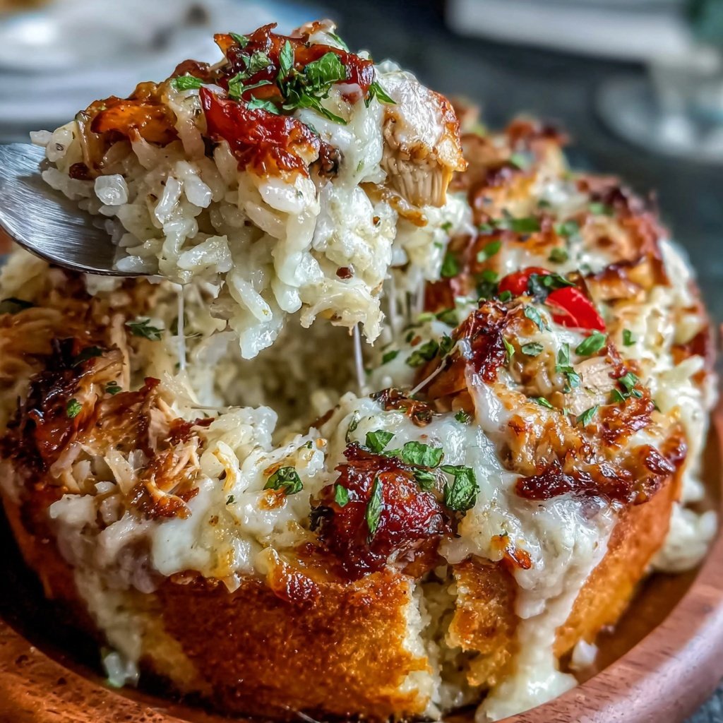 Rotisserie Chicken Rice Bake