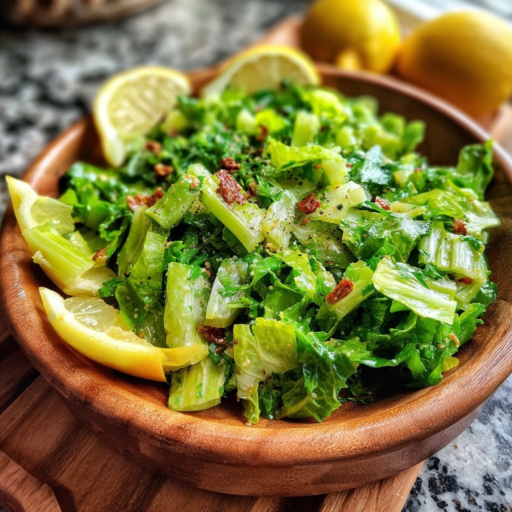 Celery Salad With Lemon Dressing