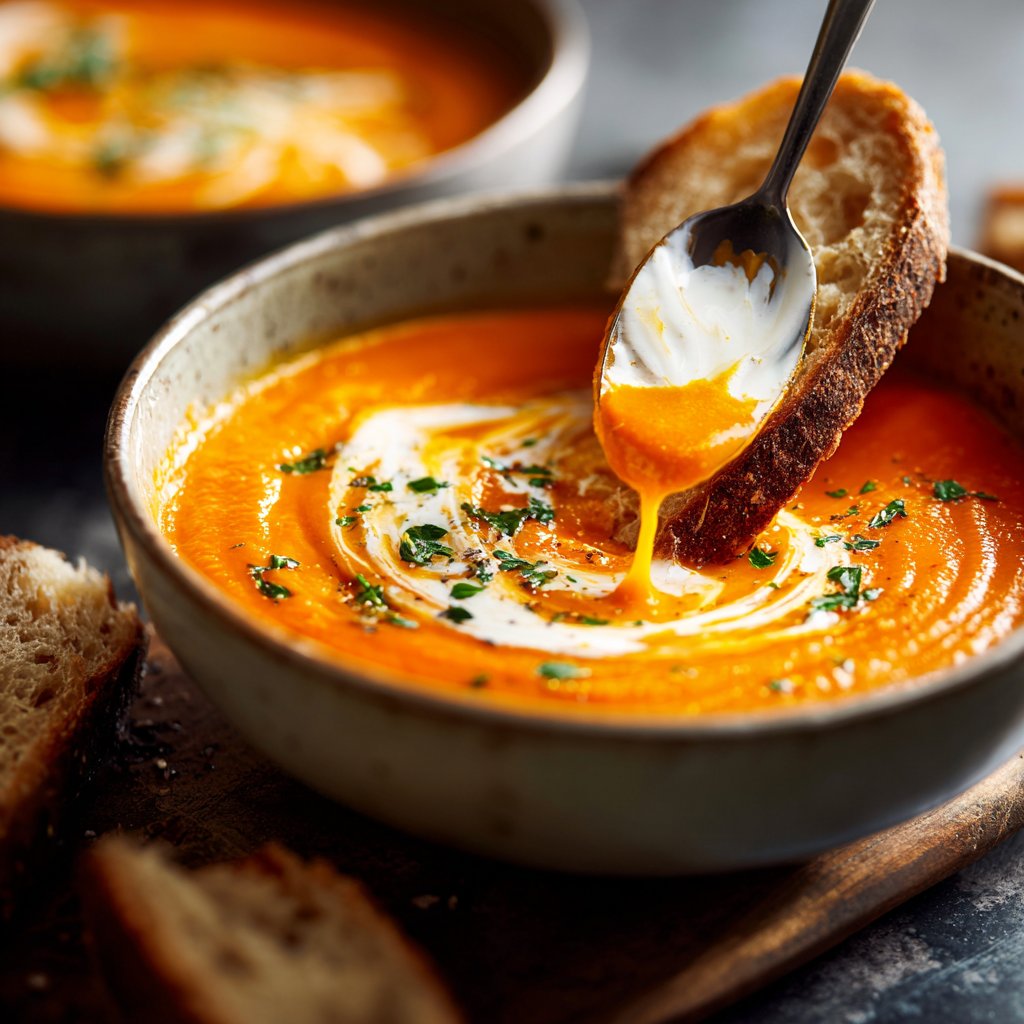 Creamy Carrot Ginger Soup