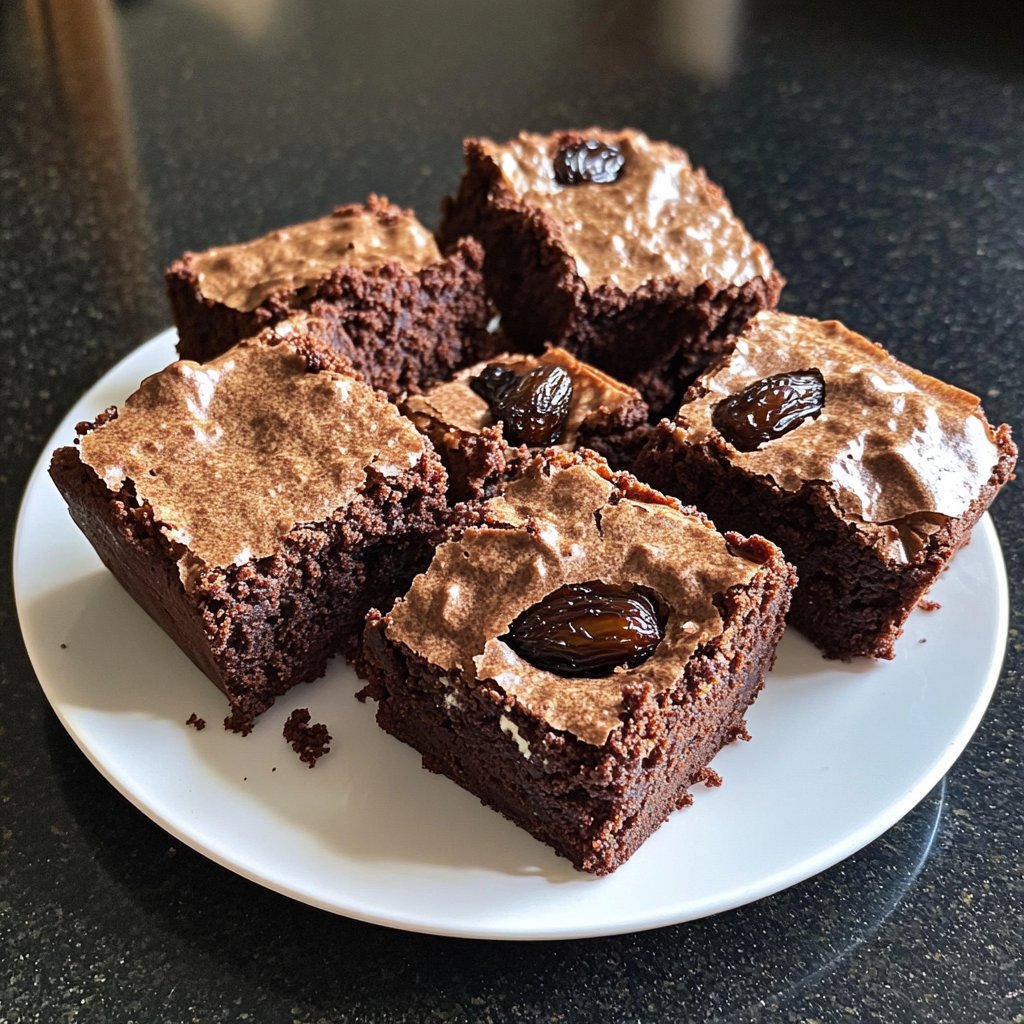Cottage Cheese Brownies with Dates