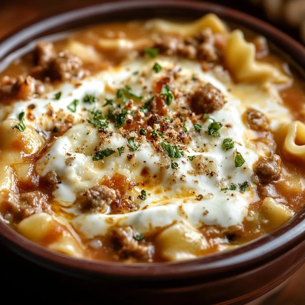 Lasagna Soup