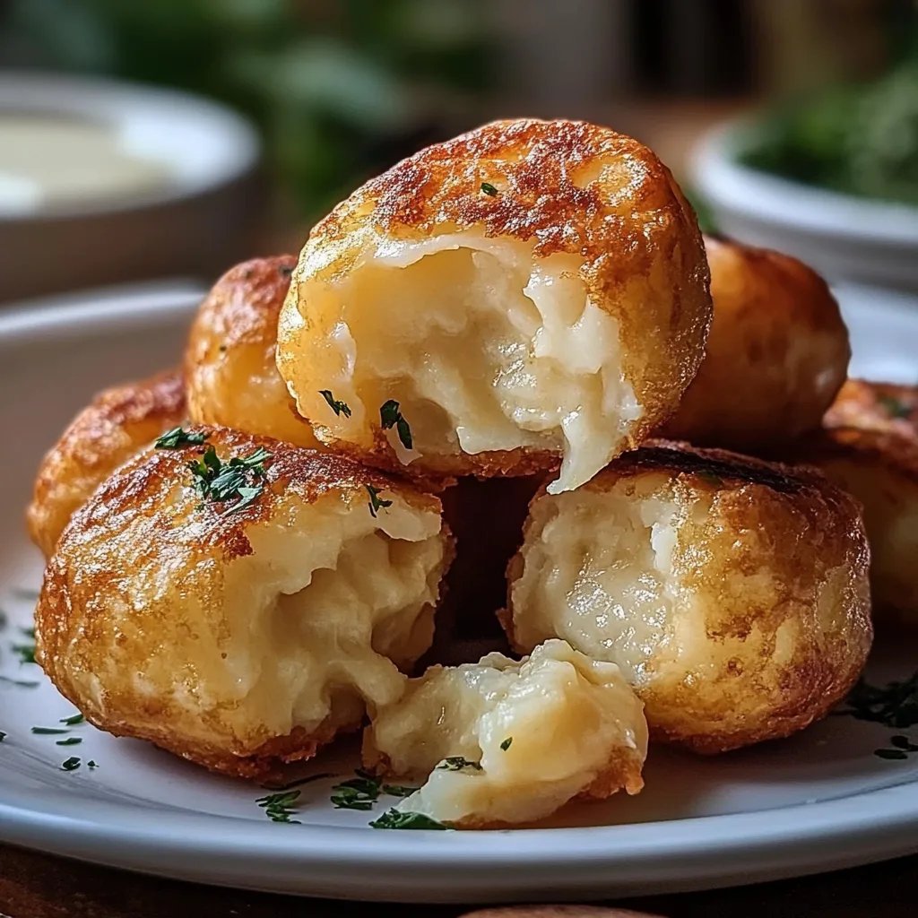 Mashed Potato Cheese Puffs