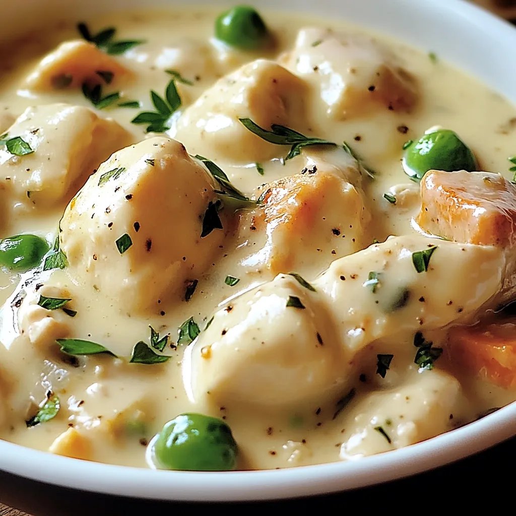 Easy Creamy Chicken a la King