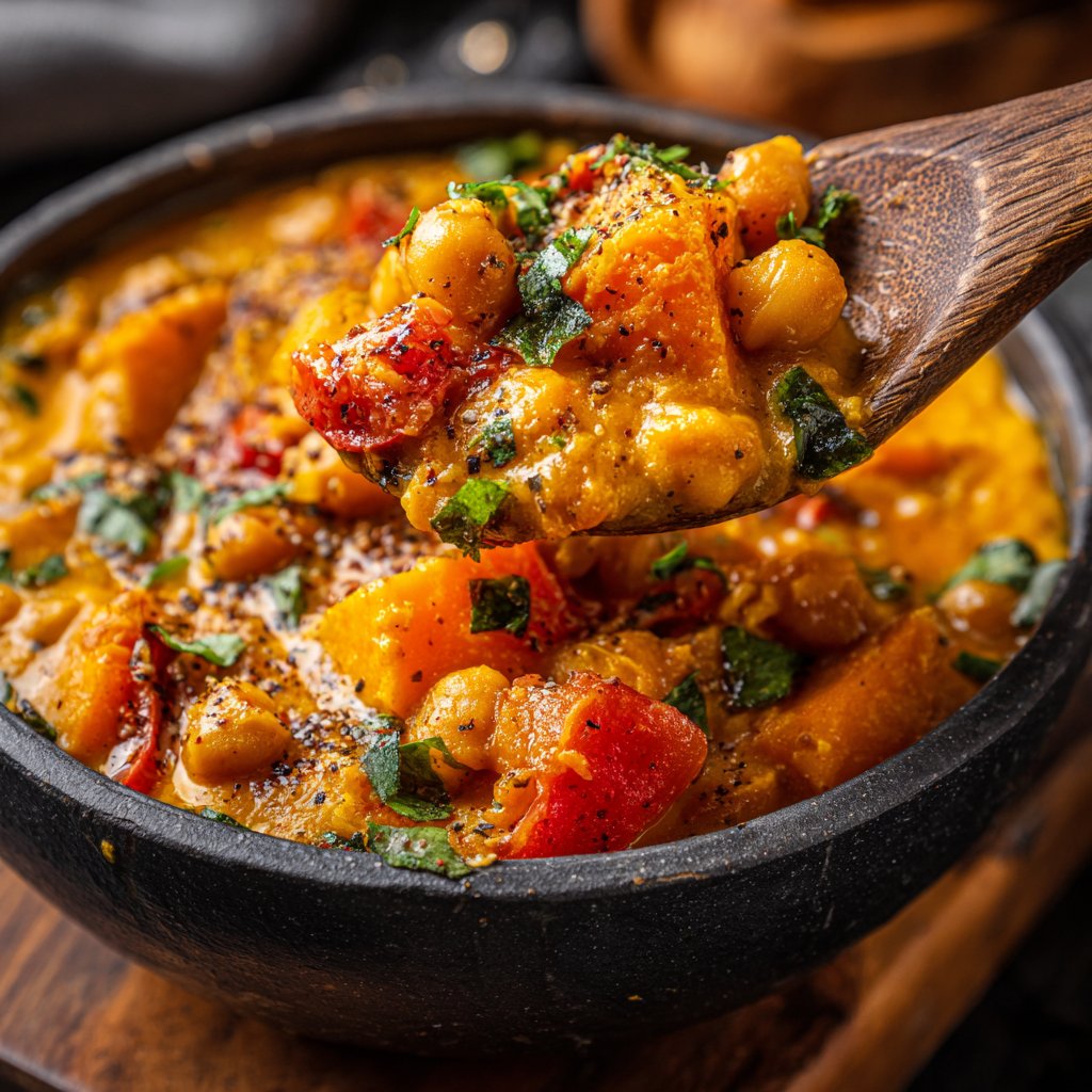 Jamaican Spiced Pumpkin Chickpea Bowl