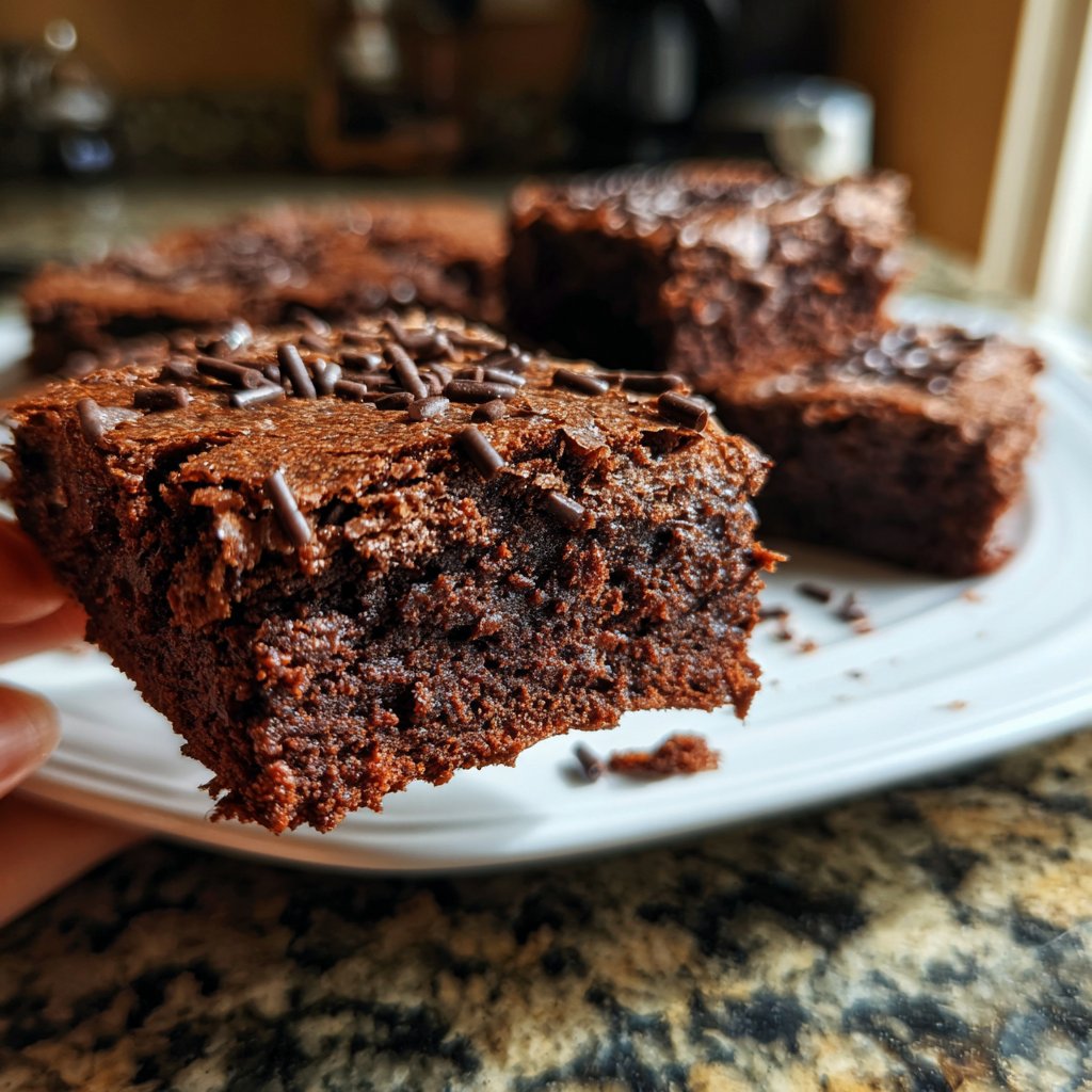 Cottage Cheese Brownies with Cocoa Nibs