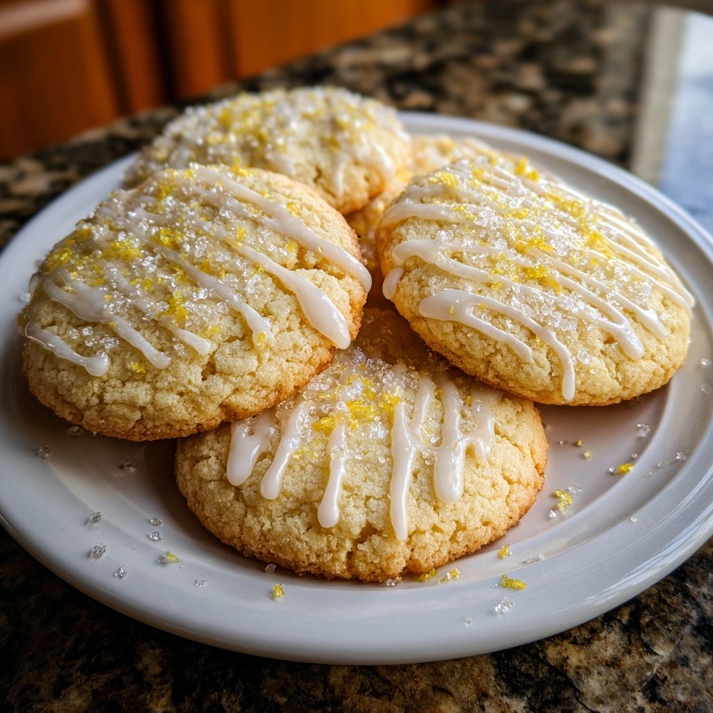 Spring Lemon Sugar Cookies
