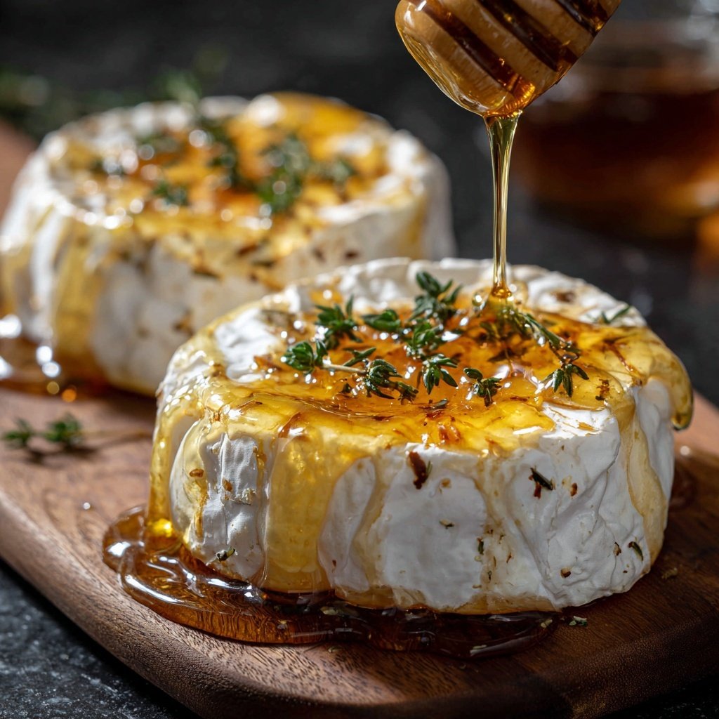 Camembert with Honey and Thyme
