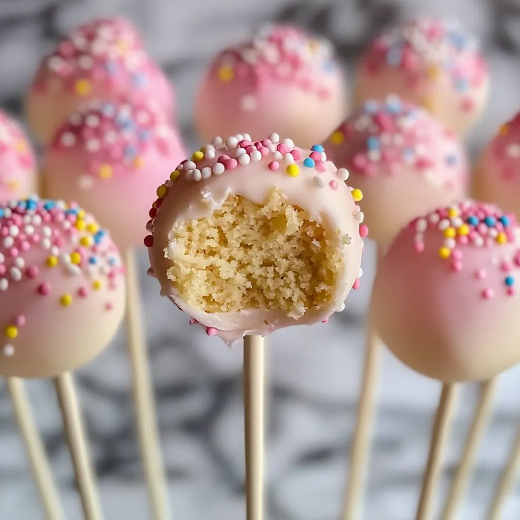 The BEST Starbucks Copycat Birthday Cake Pops