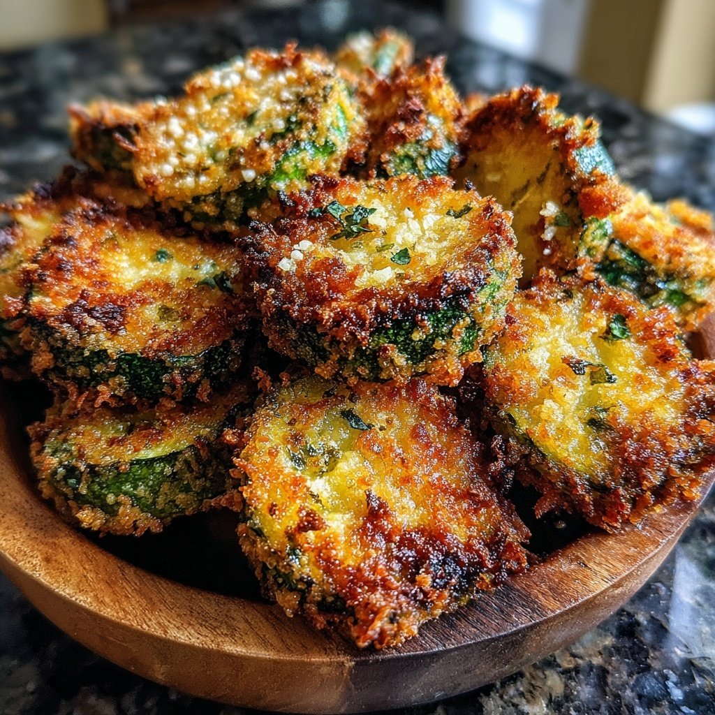Easy Slider Crispy Zucchini Parmesan