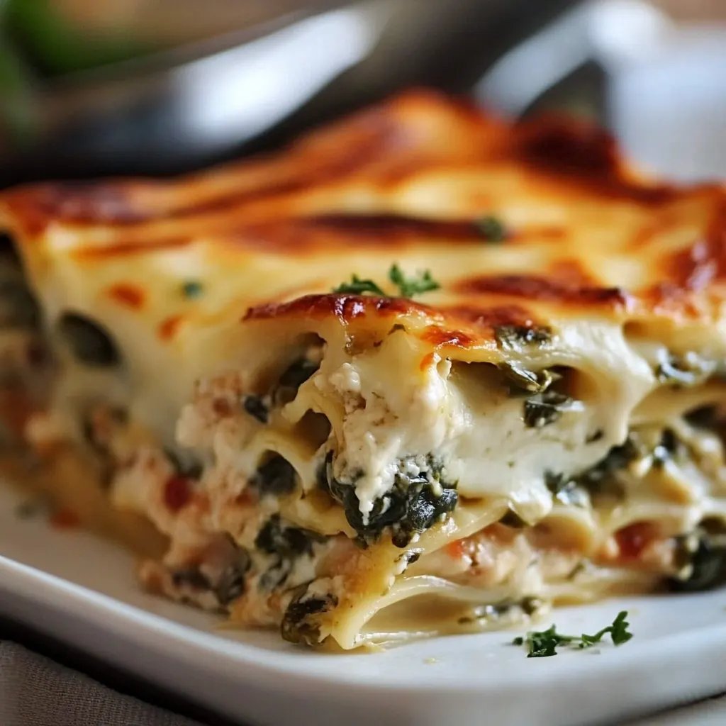 Chicken And Spinach Lasagna