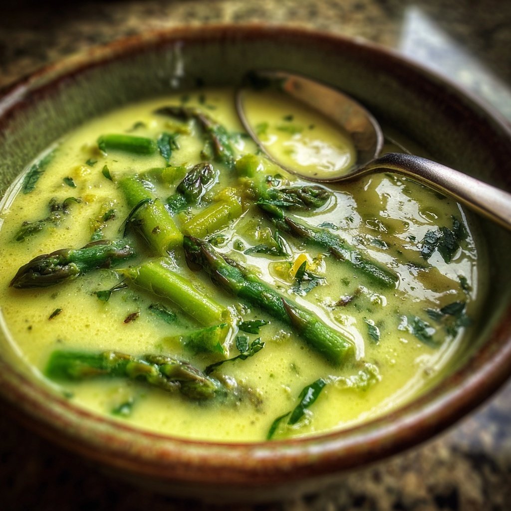 Spring Asparagus Vegetable Soup
