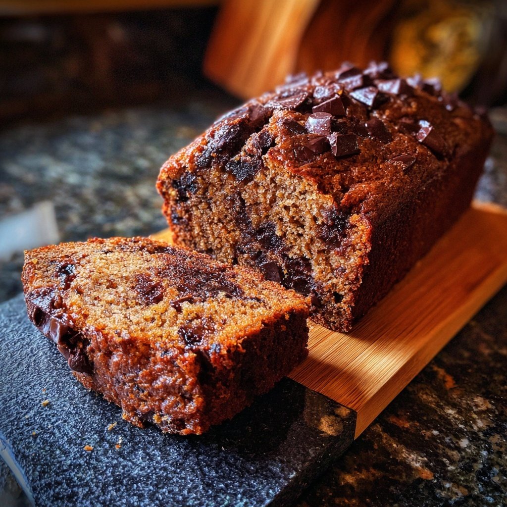 Chocolate Banana Espresso Loaf