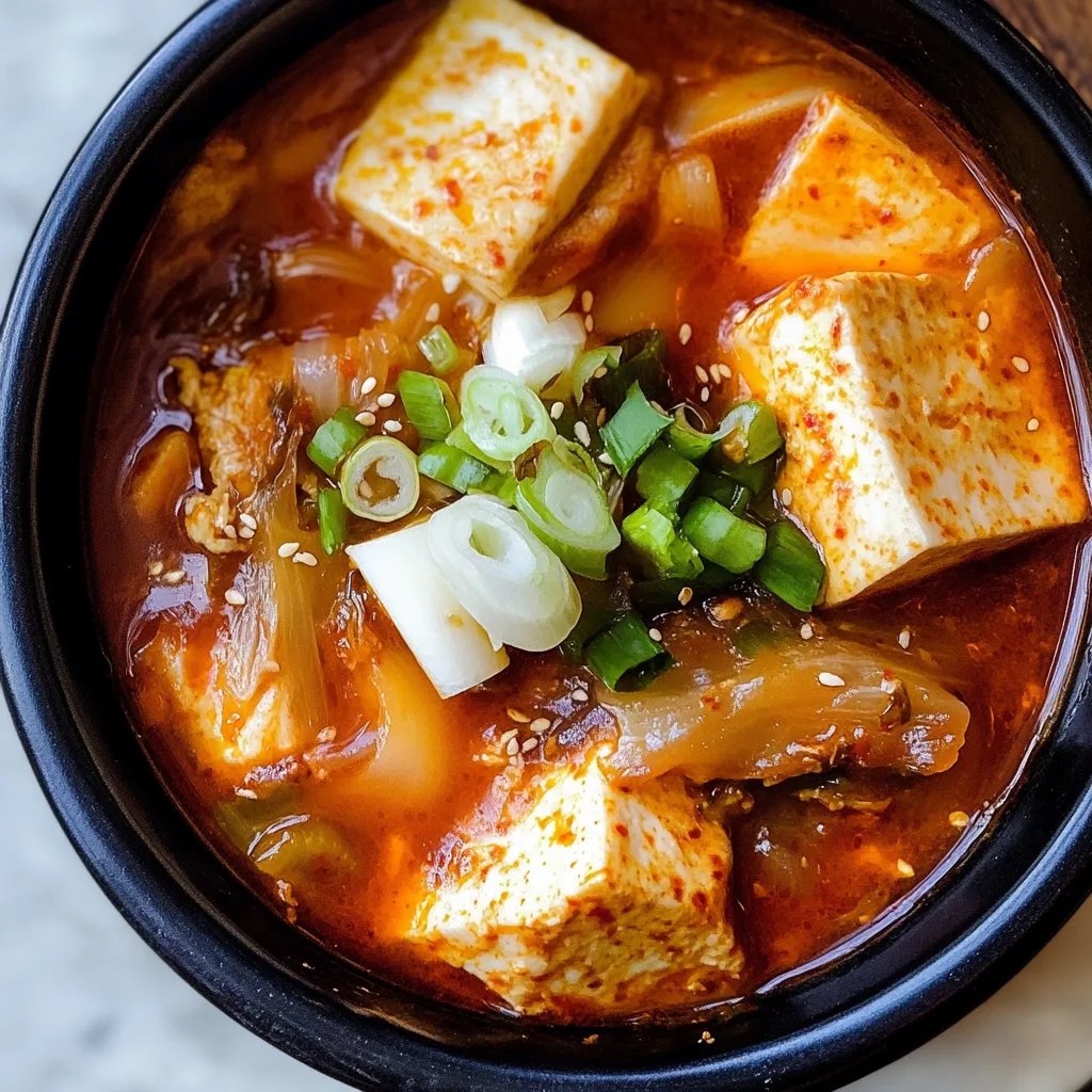 Easy Kimchi Stew with Pork and Tofu