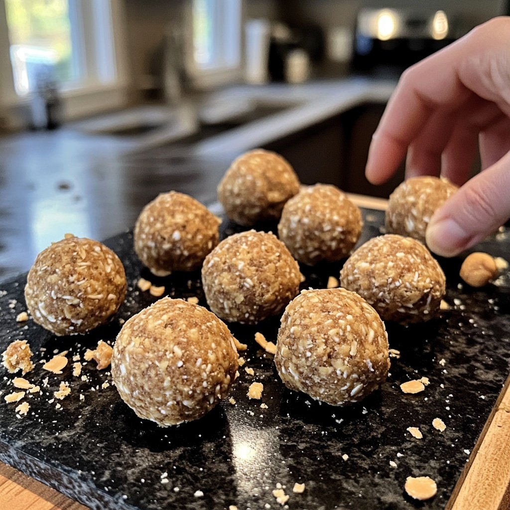 Protein Balls with Peanut Flour