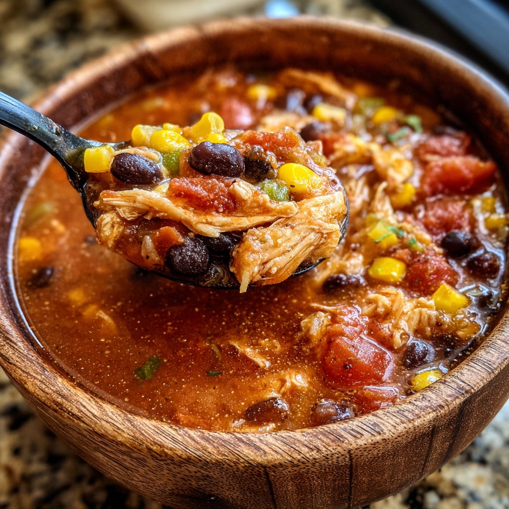 Family-Favorite Crockpot Chicken Taco Soup